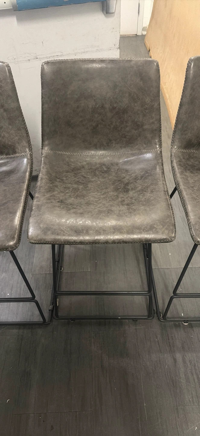 Yes they are available Set of 3 Gray Faux Leather Bar Stools - photo 2