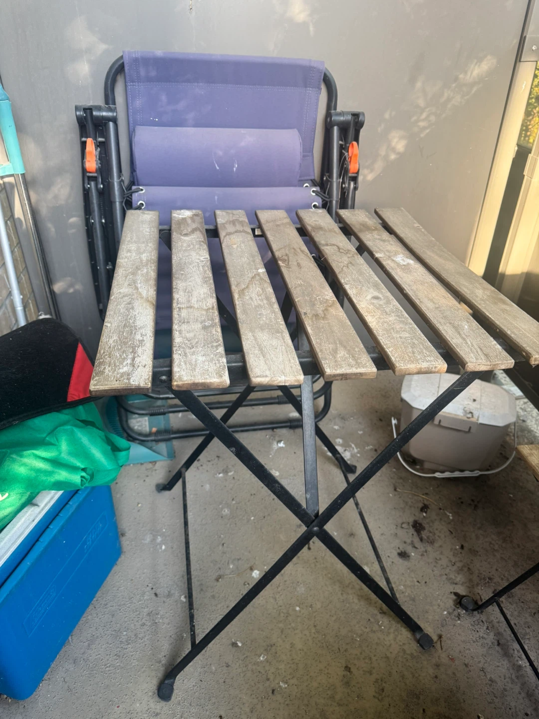 Folding Patio Table - photo 2