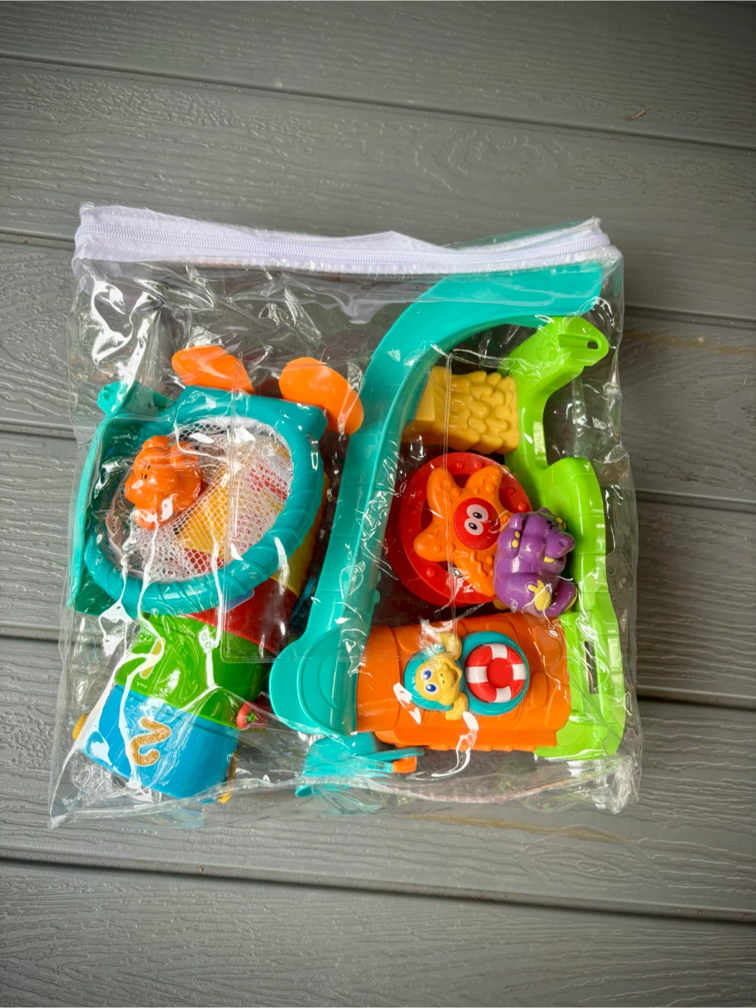 Edushape Tub Fun Park Toddler Bath Toy Set with Storage Bag - photo 2