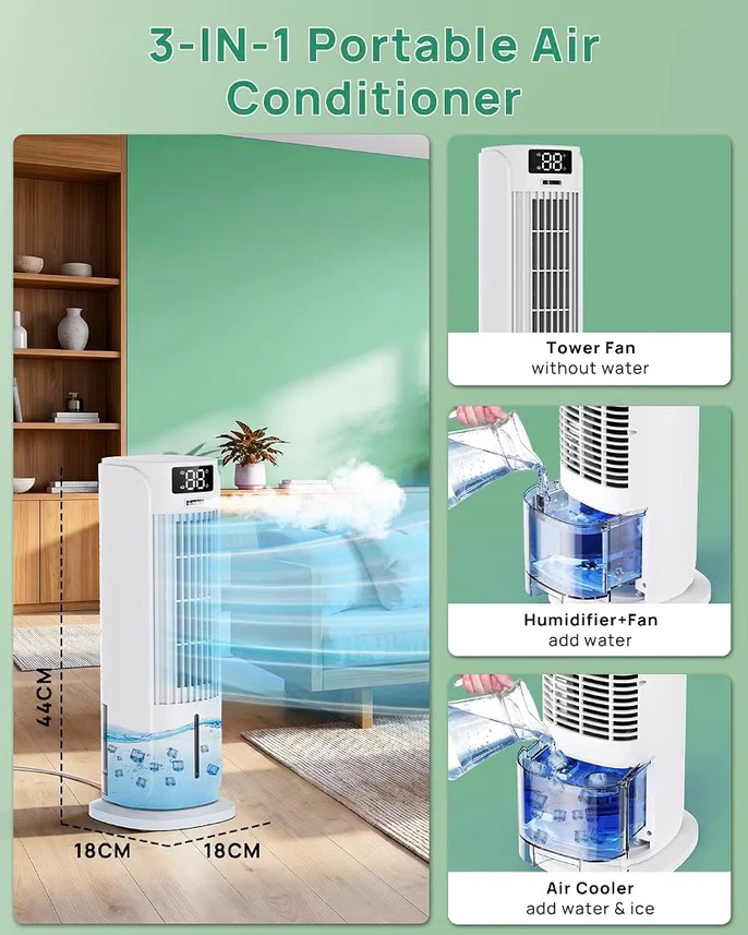 Portable Air Cooler / Tower Fan – Brand New - photo 5