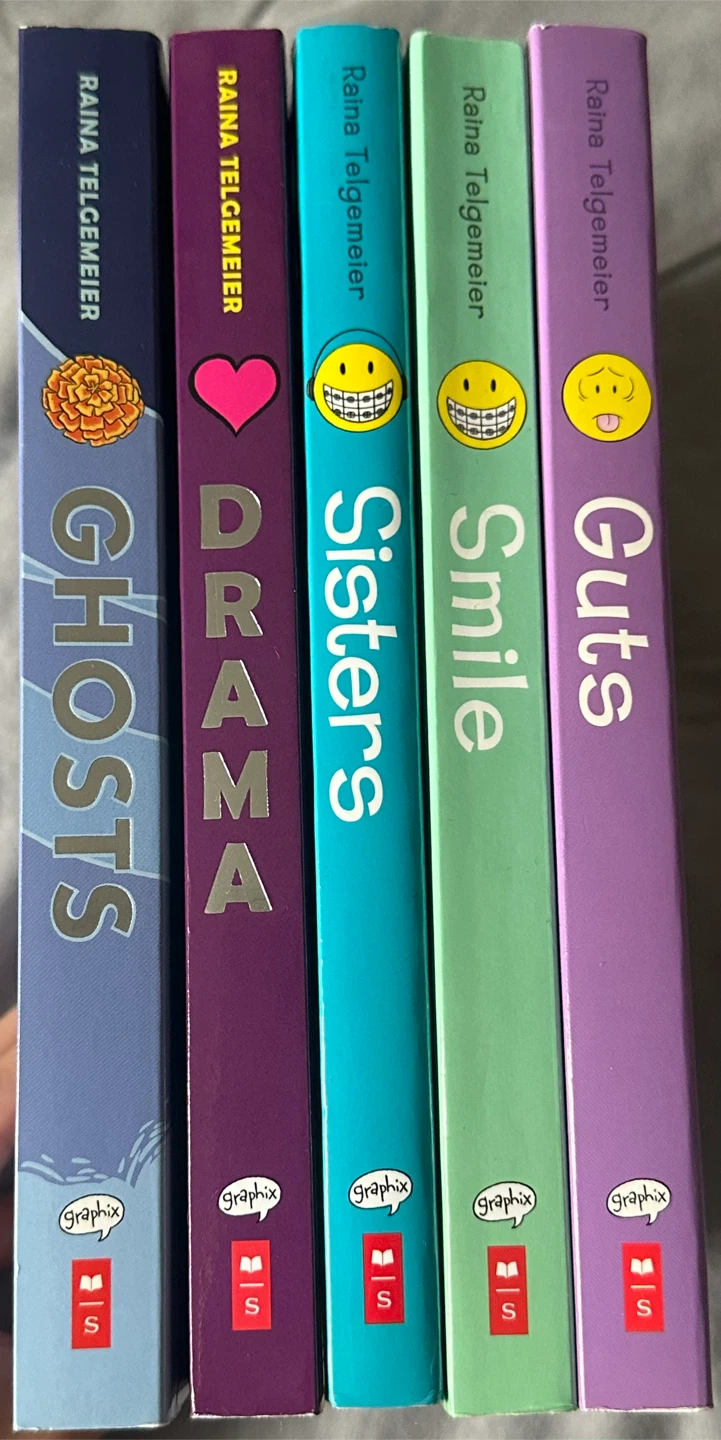 Set of 5 Raina Telgemeier Graphic Novels - photo 2