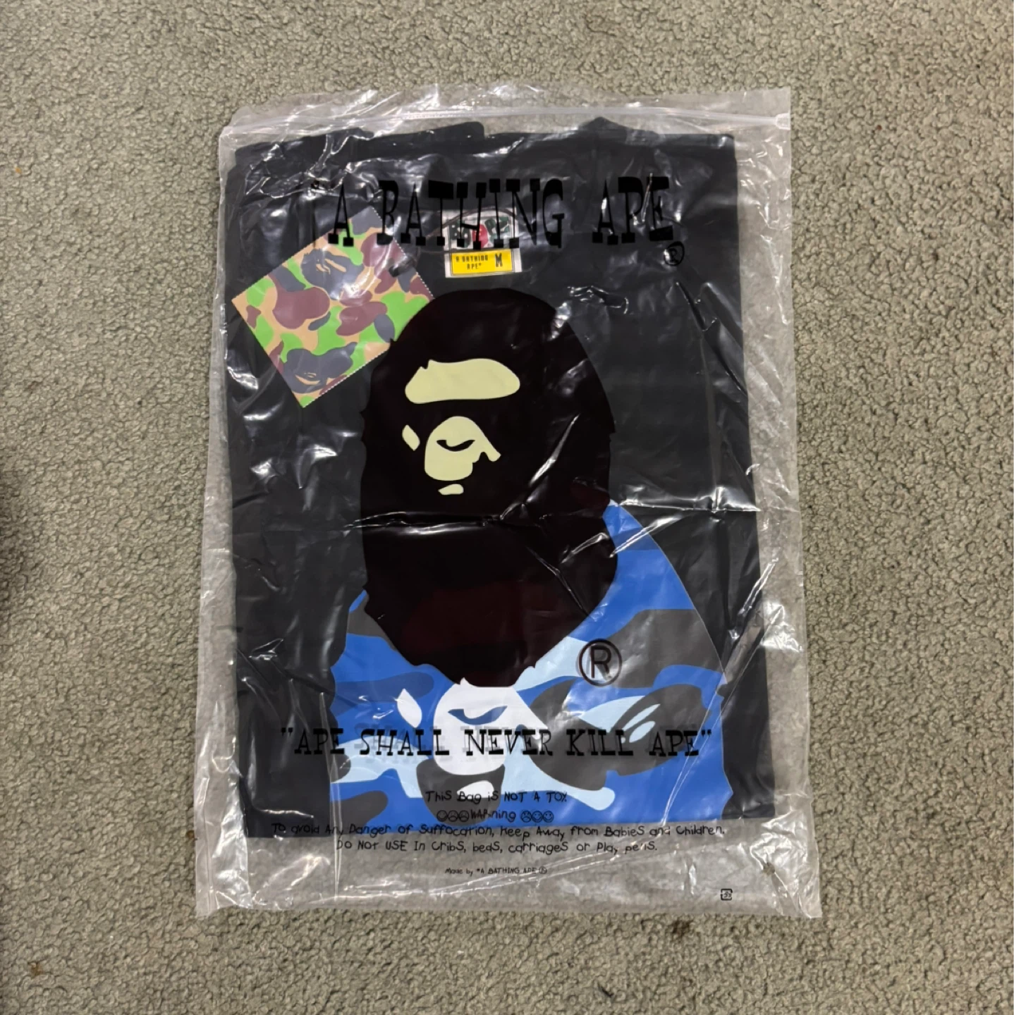 Bape shirt blue