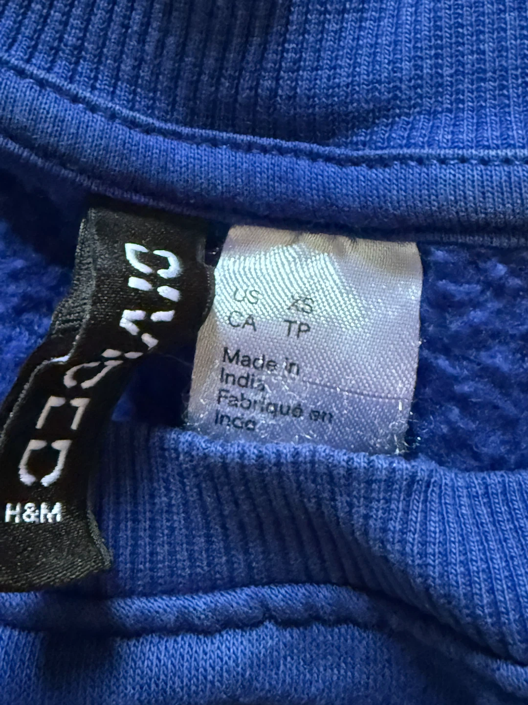 H&M DIVIDED Blue Compete and Conquer Sweatshirt - photo 5