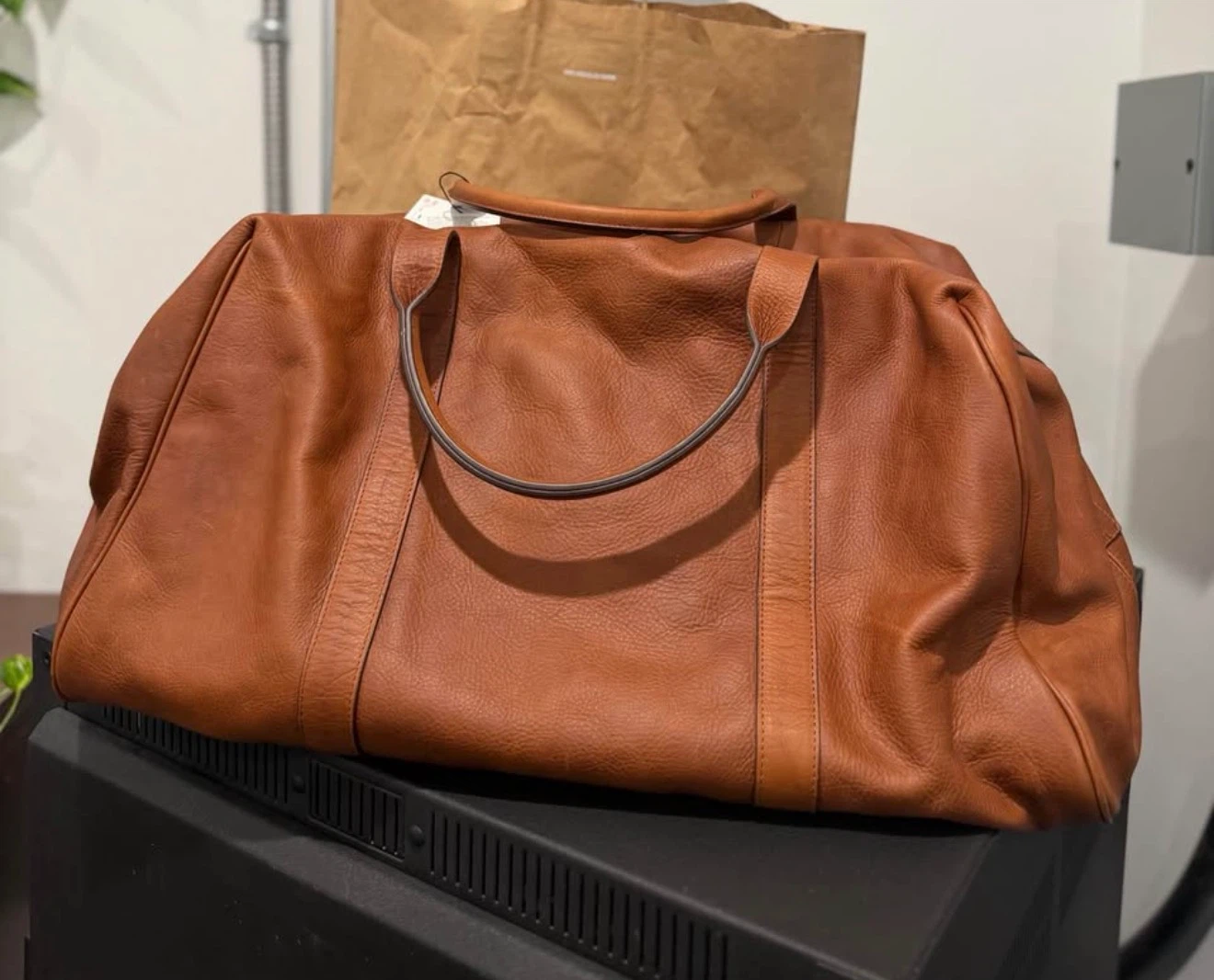 Zara XL Leather Limited Edition Handbag - photo 4