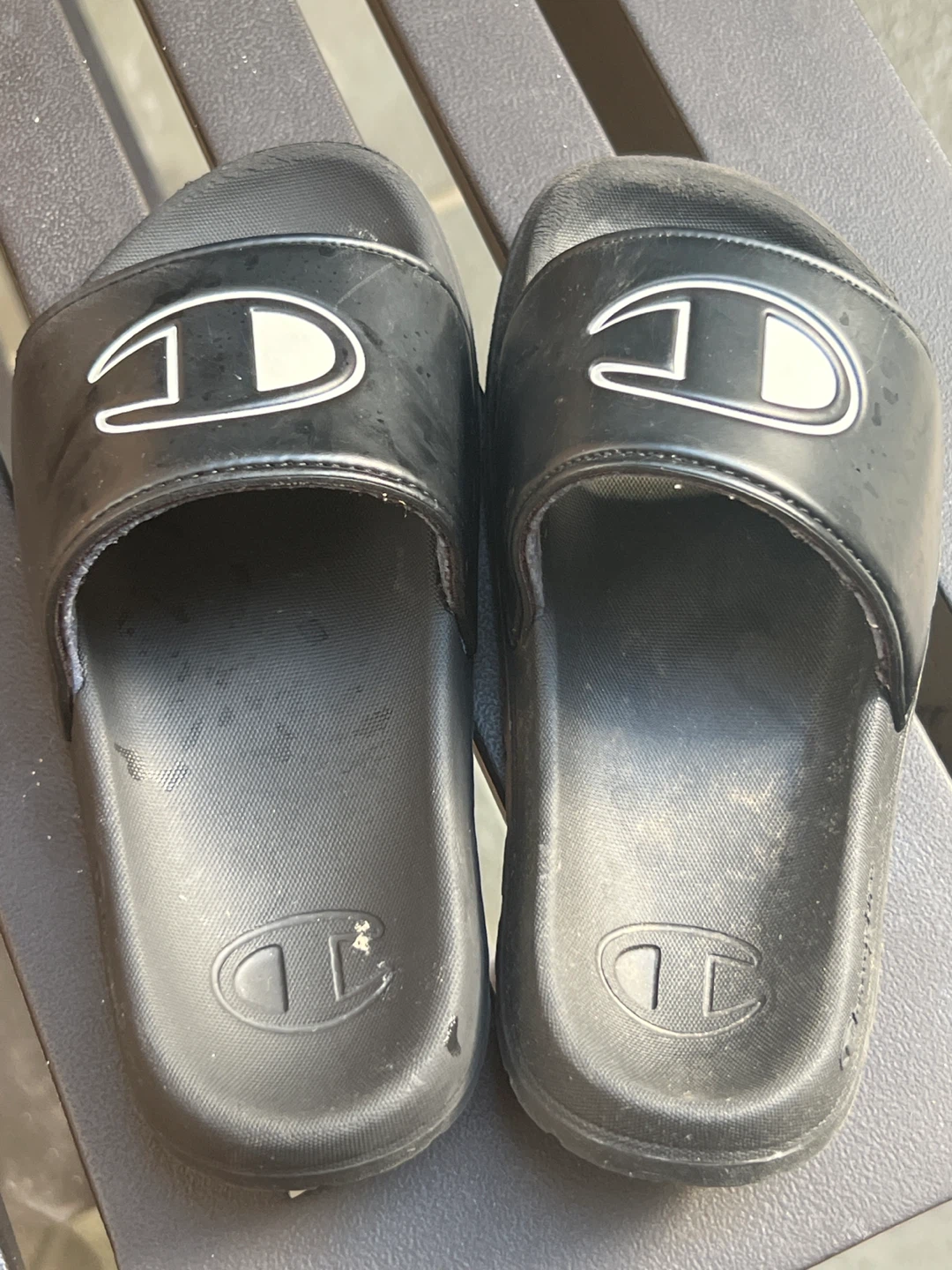 Champion IPO Squish Slides Black