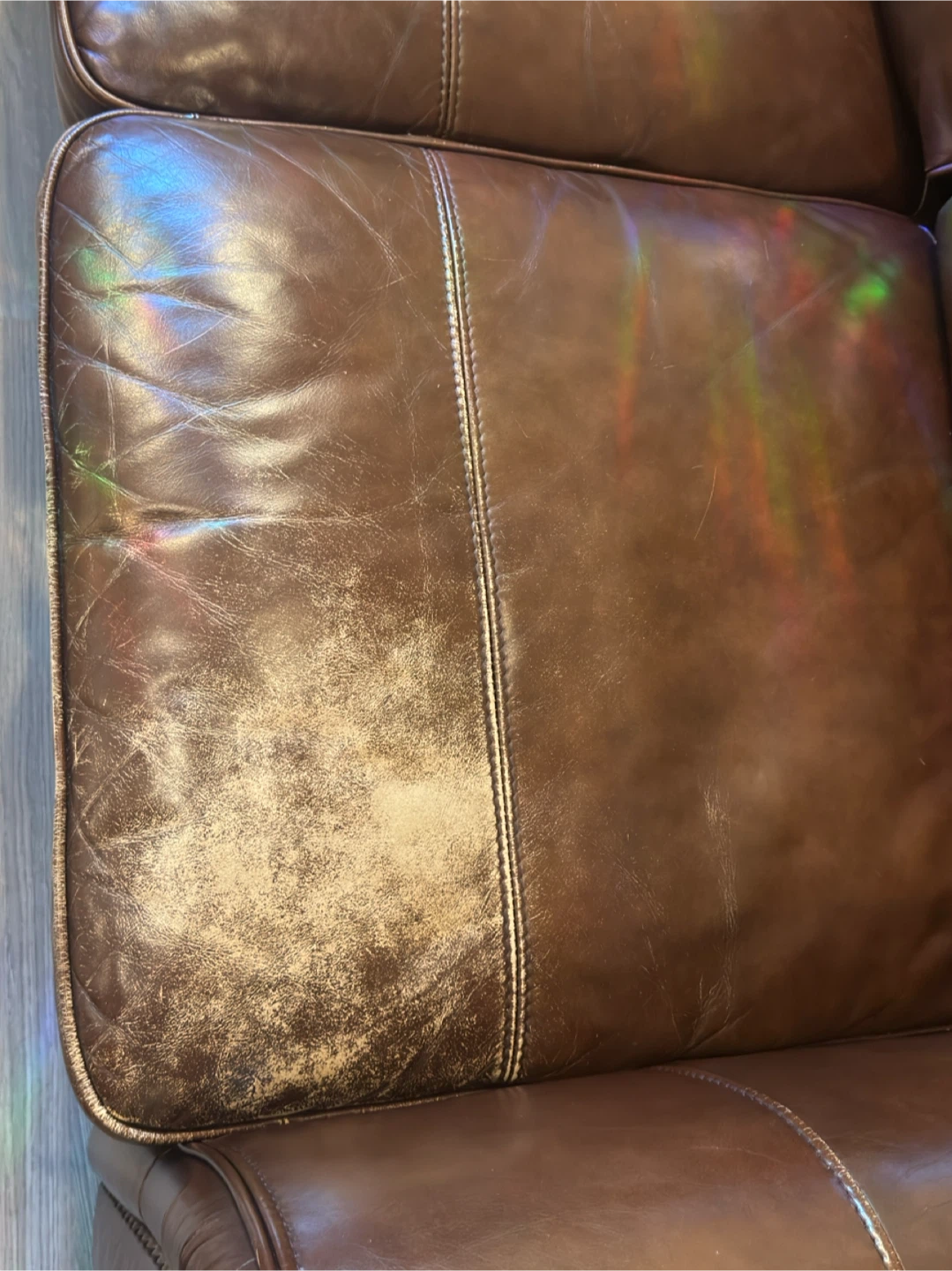 Brown Leather Sofa for sale - photo 4