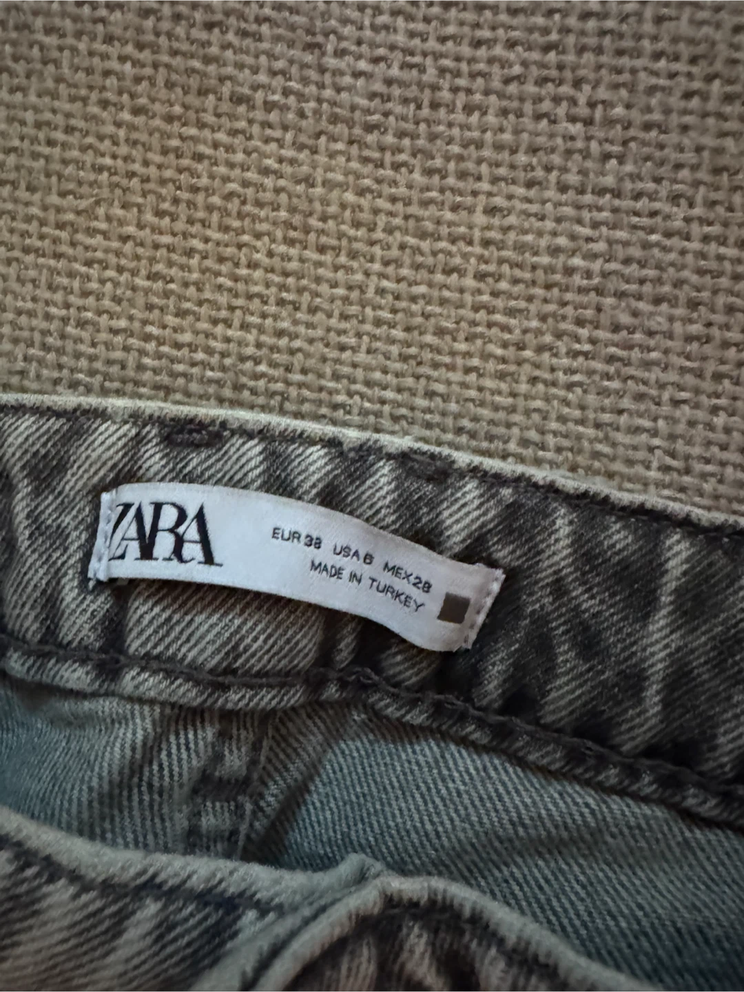 Zara Grey Wash Denim Jeans - Petite - photo 3