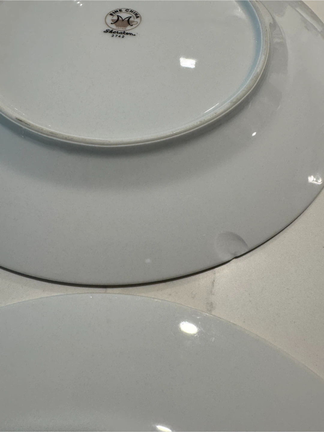 Set of 4 Sheraton Fine China Dinner Plates - photo 4