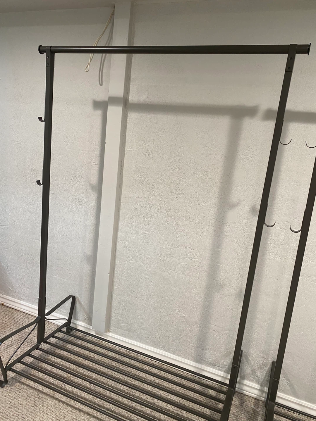 Metal Clothing Racks - Black Brown Colour