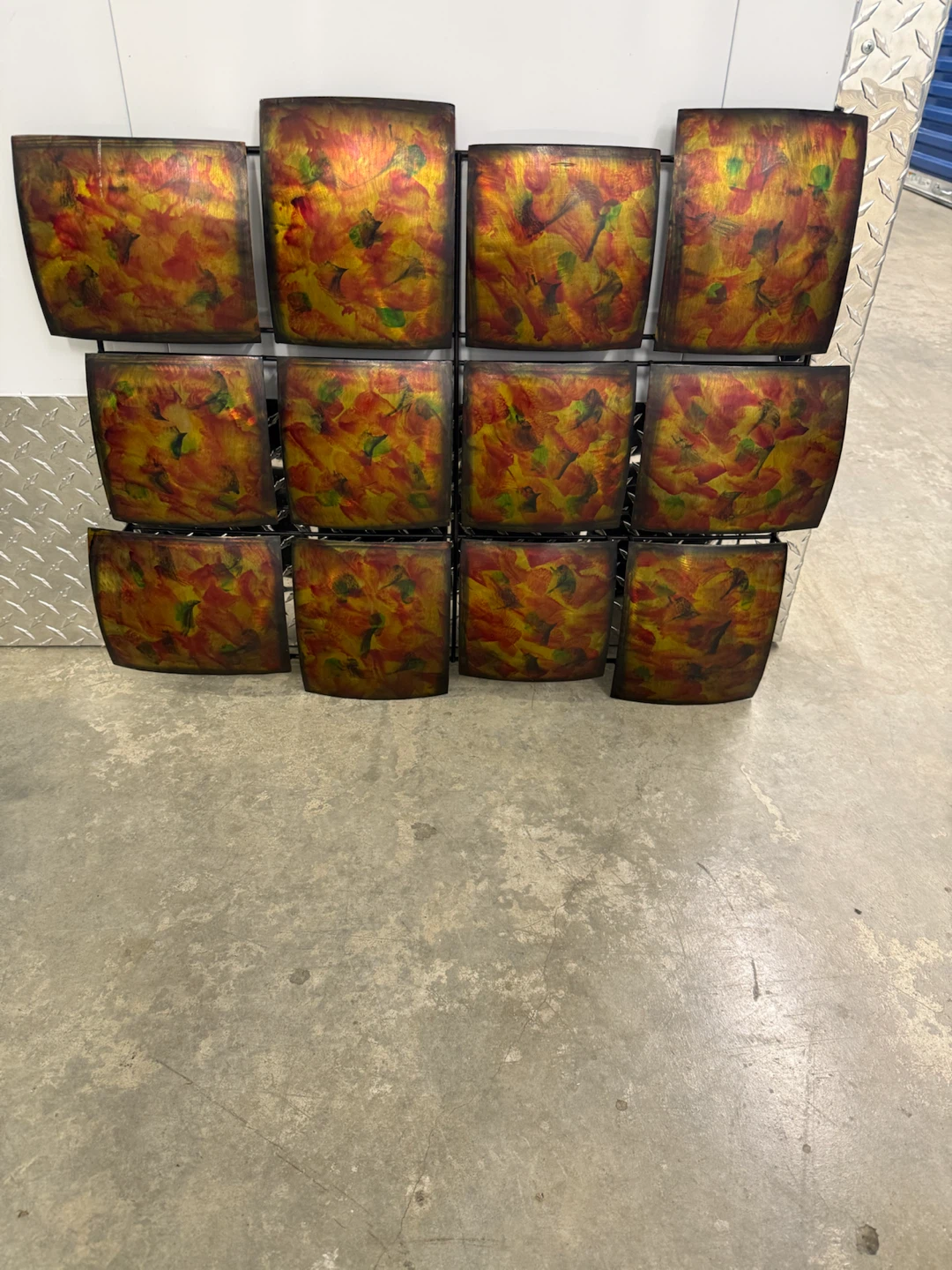Pier One Multi-Square Metal Wall Art