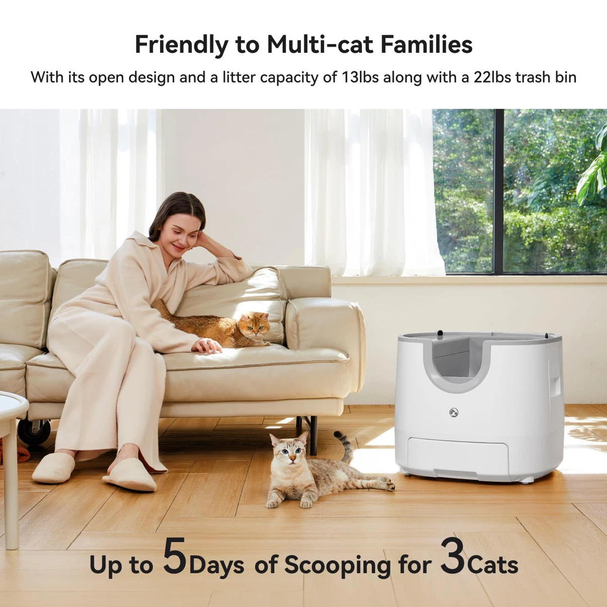 Self-Cleaning Cat Litter Box – Large Capacity - photo 4
