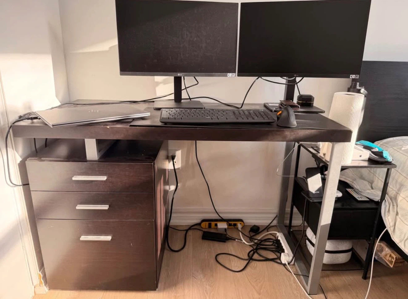 Office desk and chai