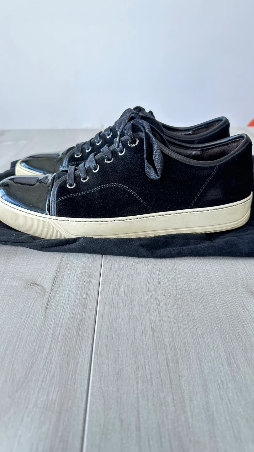 Lanvin Paris Black Suede Sneakers - photo 3