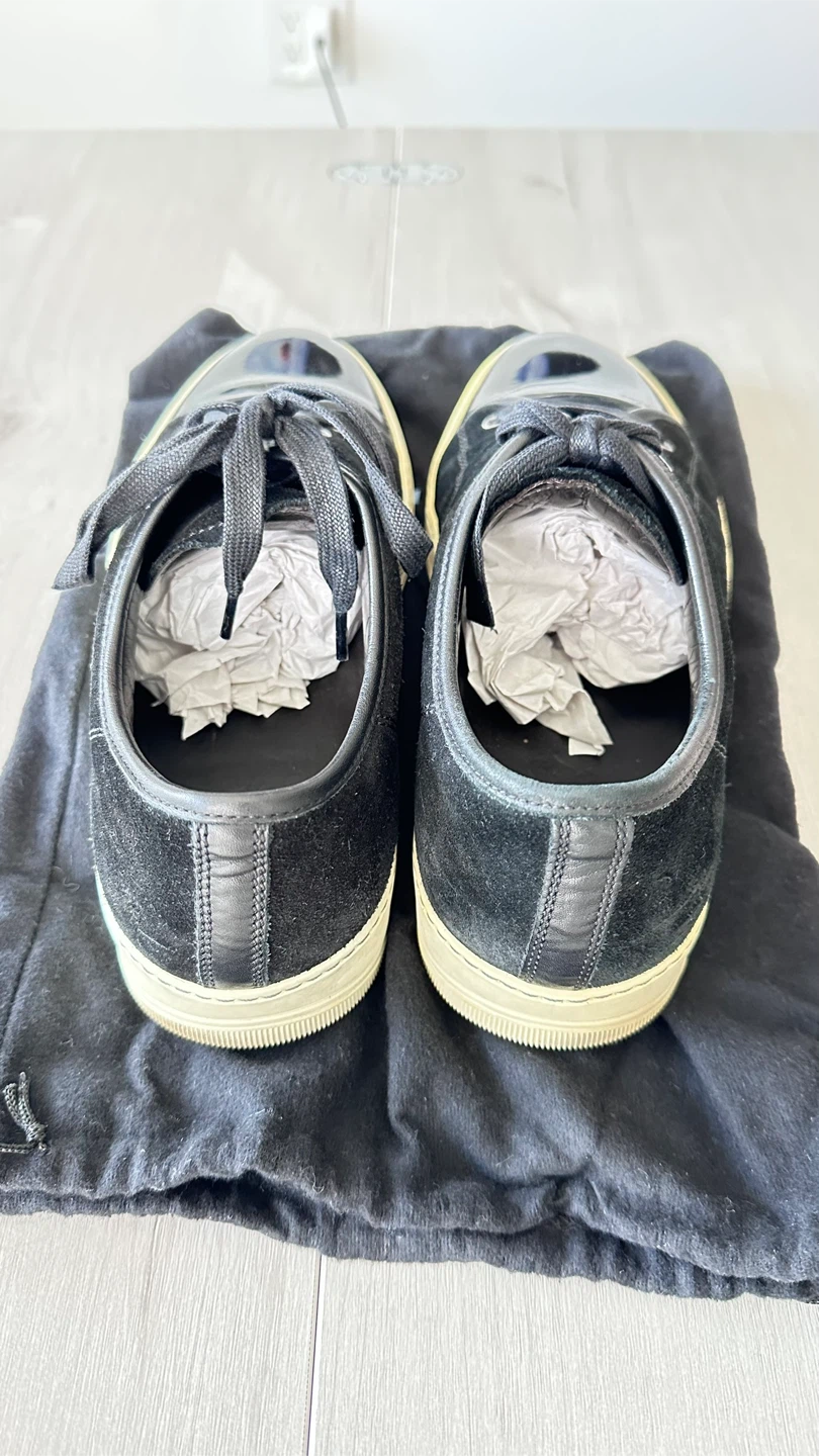 Lanvin Paris Black Suede Sneakers - photo 5