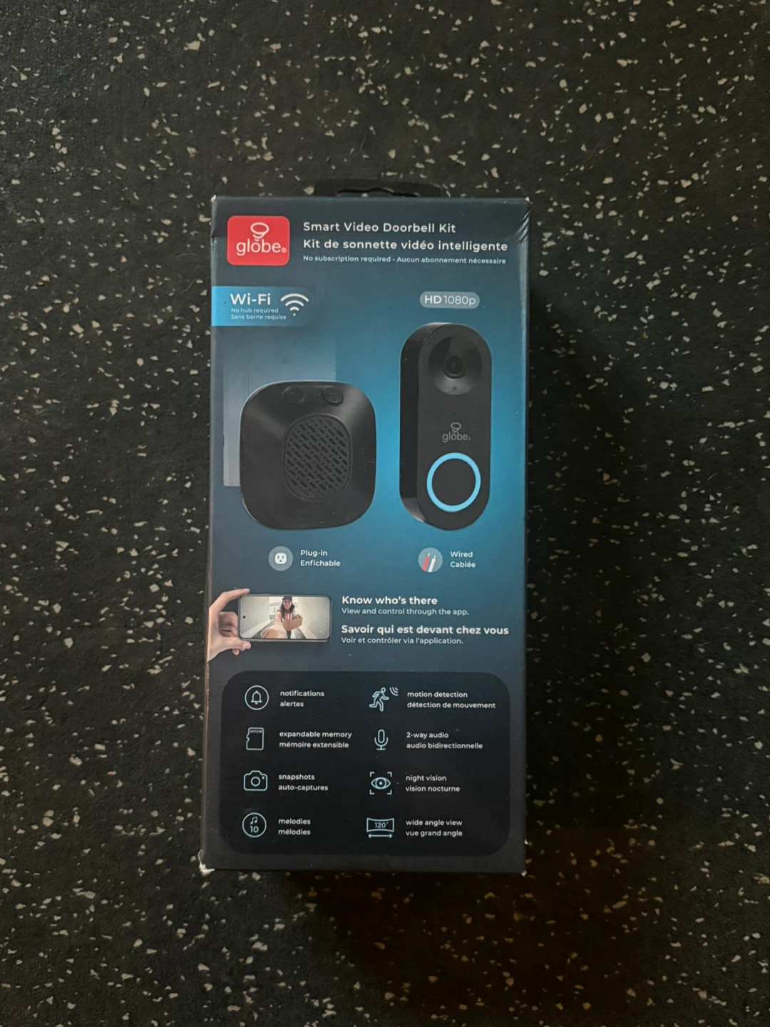 Globe Smart Video Doorbell Kit 1080p – Brand New
