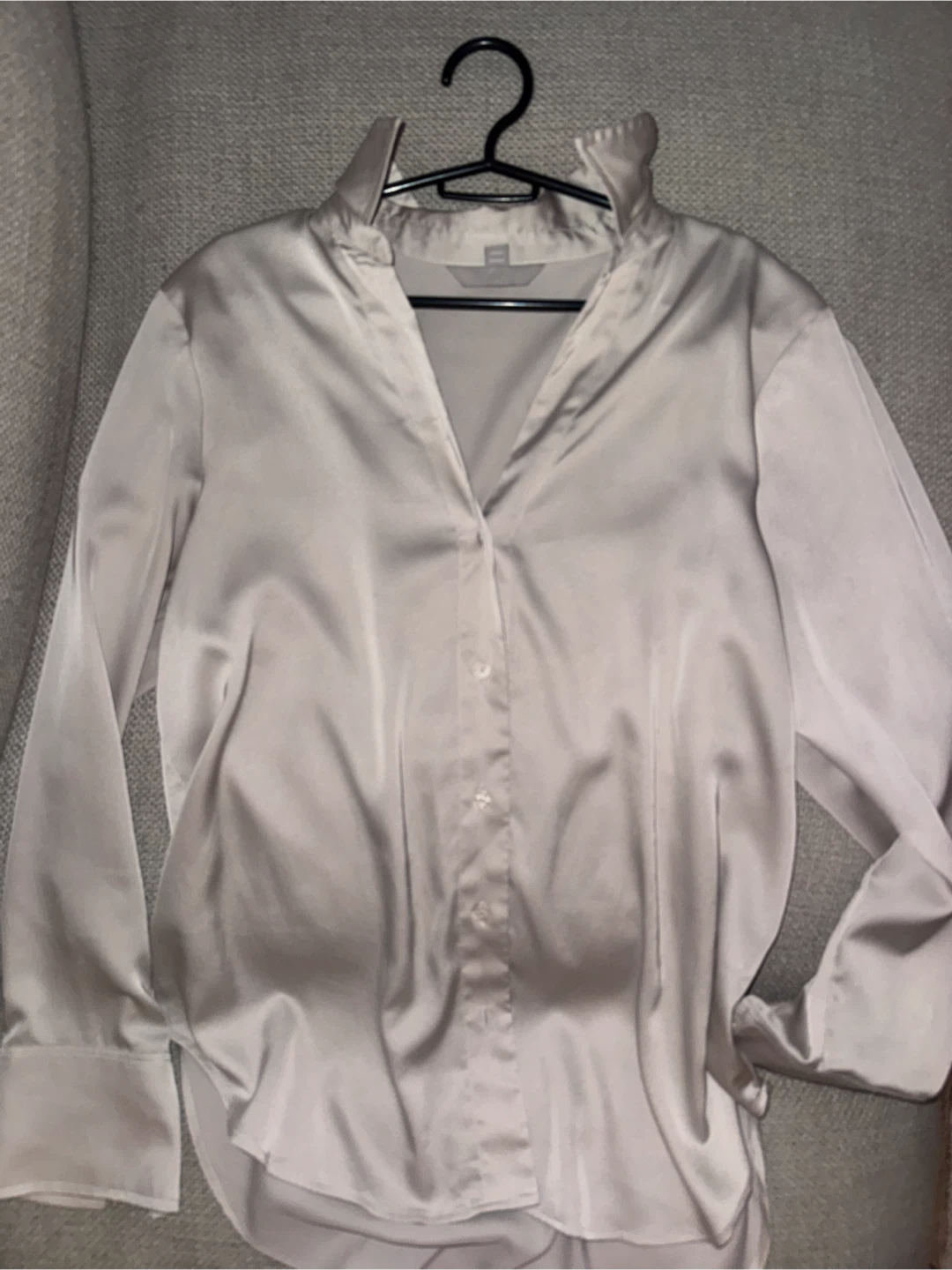 H&M Satin Collared Blouse