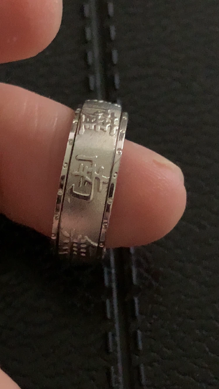 18K Gold plated Spinner Ring