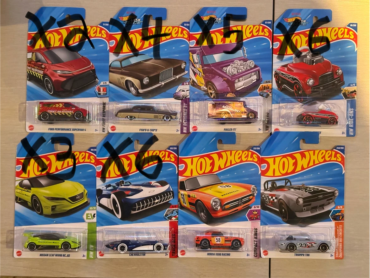2025 hotwheels treasure hunts