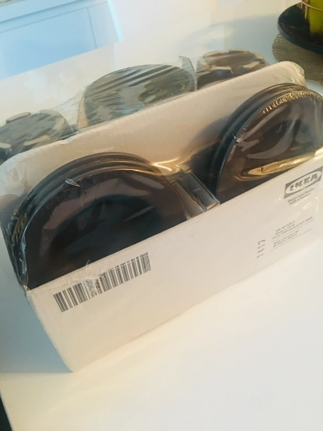 New, IKEA Dinera 6 Cup and Saucer Set - photo 3