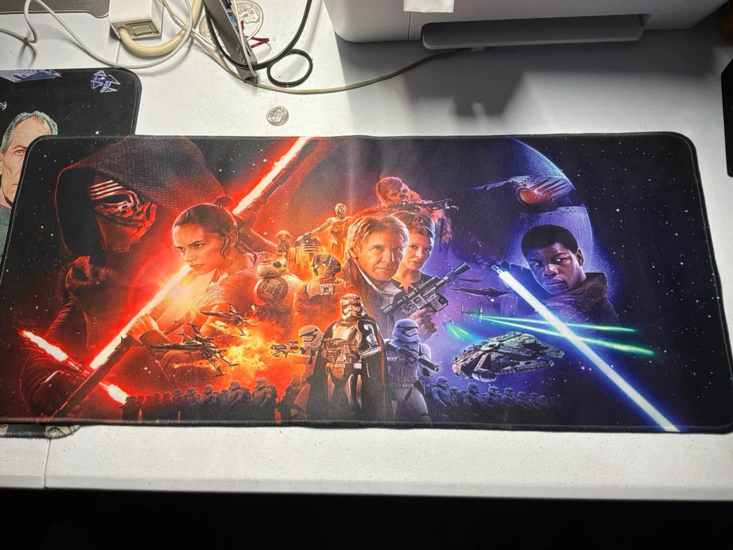 Star Wars The Force Awakens desk mat