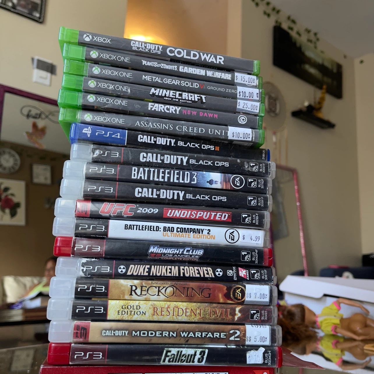 Large Collection of Video Games for PS3, PS4, and Xbox