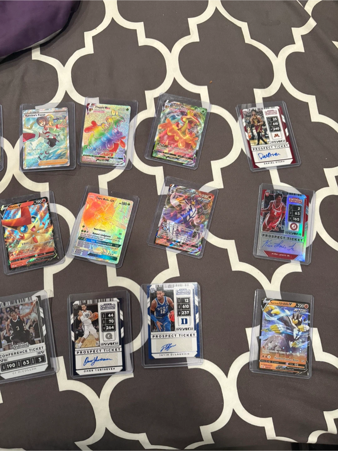 Assorted Pokemon and Sports Trading Cards