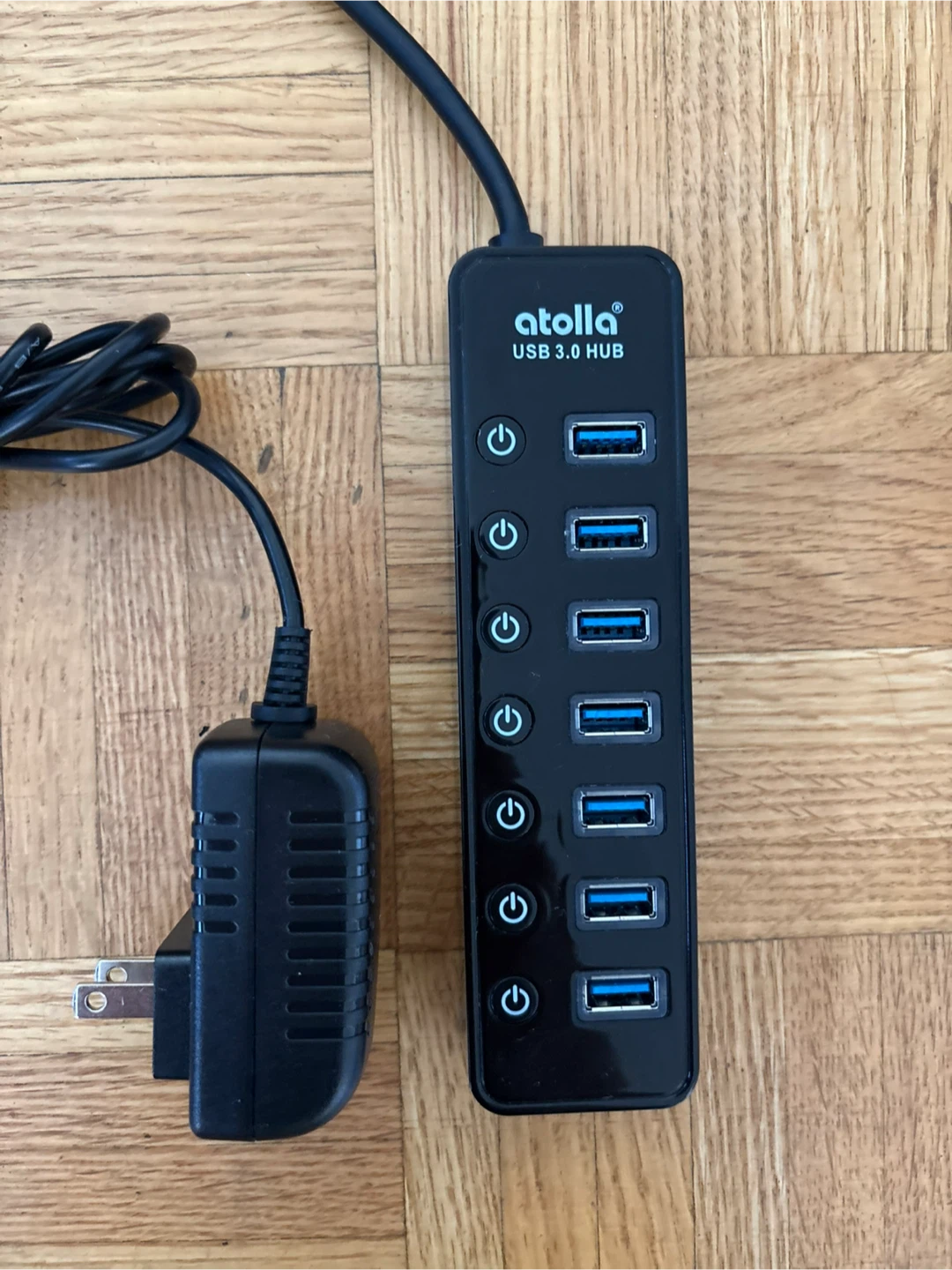 Powered 7 - port USB Hub 3.0, Atolla - photo 3