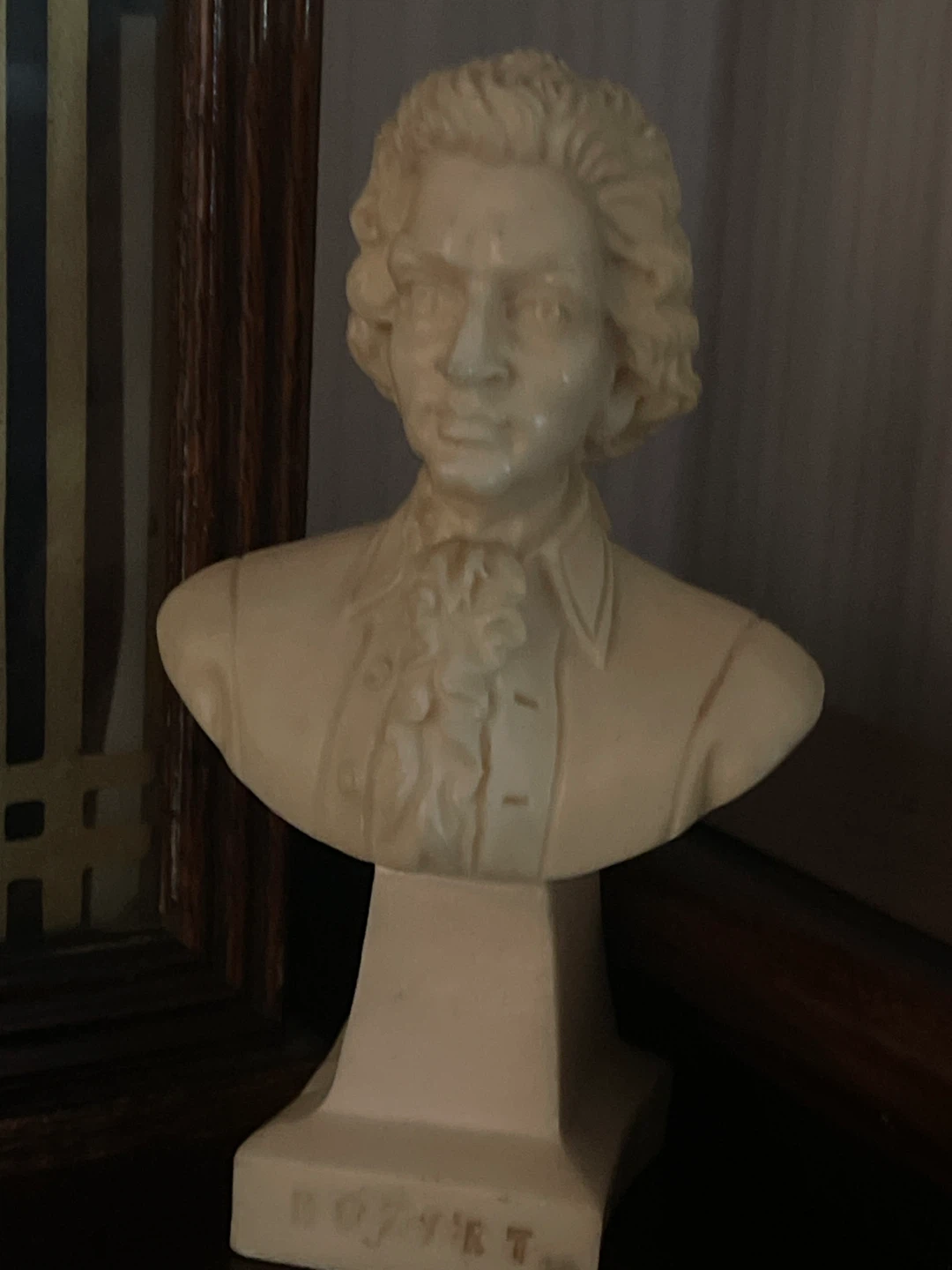 Mozart Bust Figurine