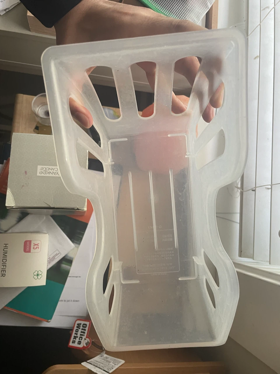 Clear Plastic Organizer Bin - photo 2