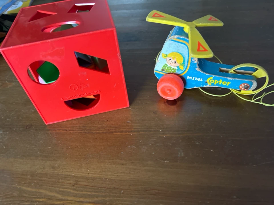 Child Guidance Shape Sorter and Mini Copter Toy
