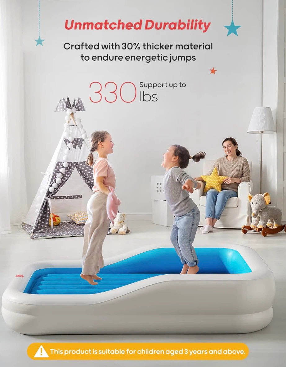 QPAU Inflatable Toddler Travel Bed – Brand New - photo 3