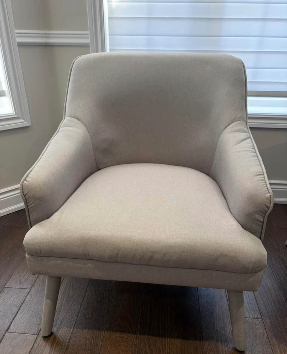 Grey Upholstered Accent Chair - photo 2