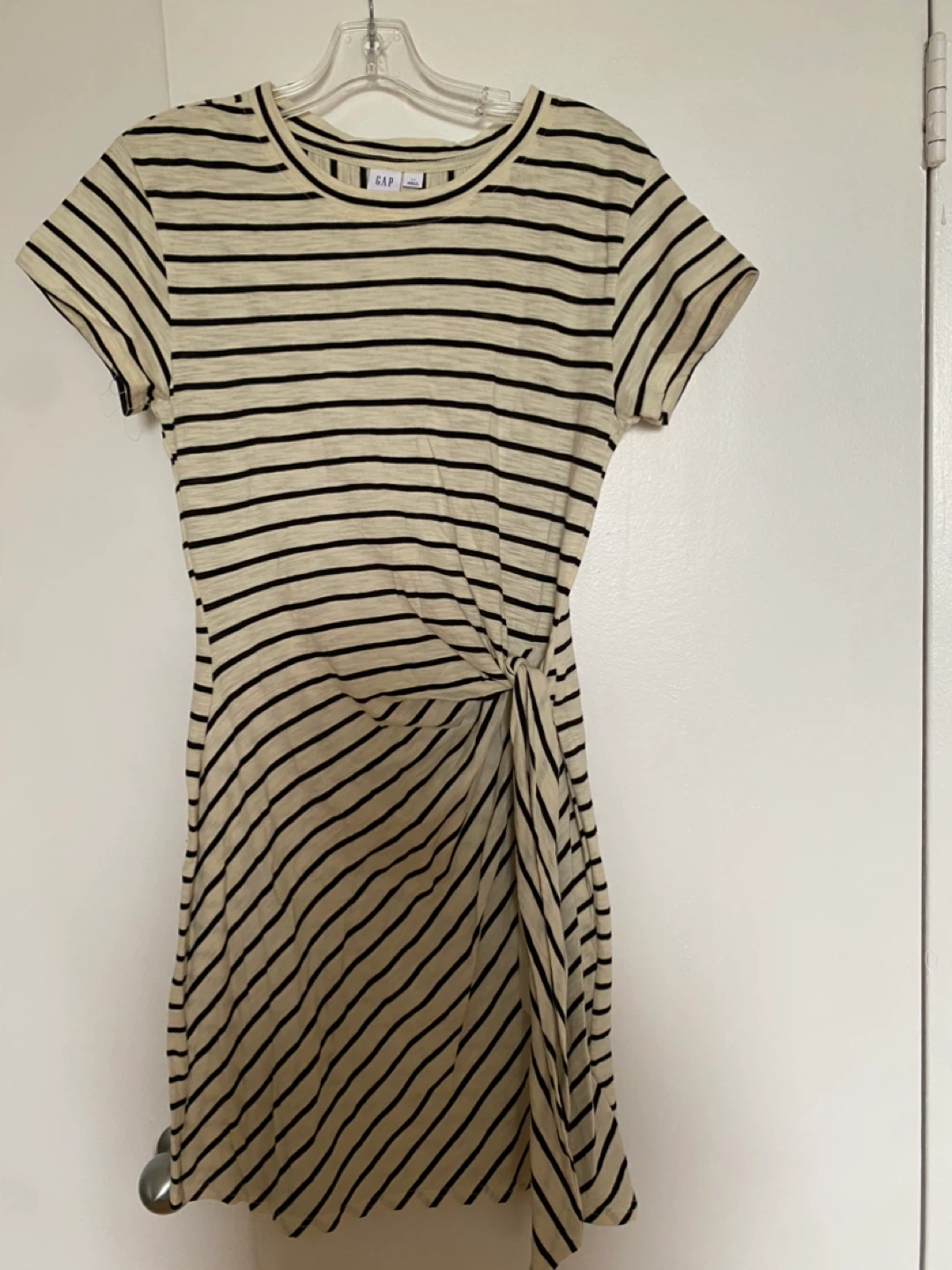 Gap Striped Short Sleeve Dress