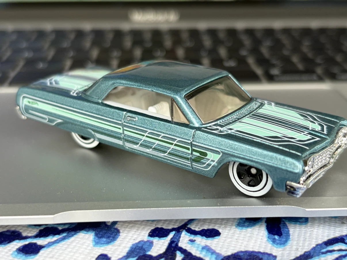 2 Hot Wheels cars: 64 Impala and 63 Chevy II - photo 2