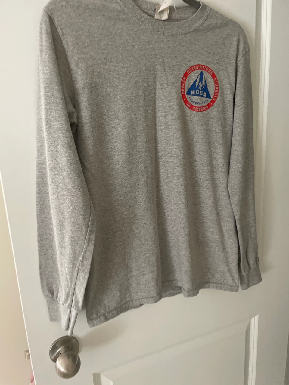 Gildan Leaside HOSA Long Sleeve Grey Shirt