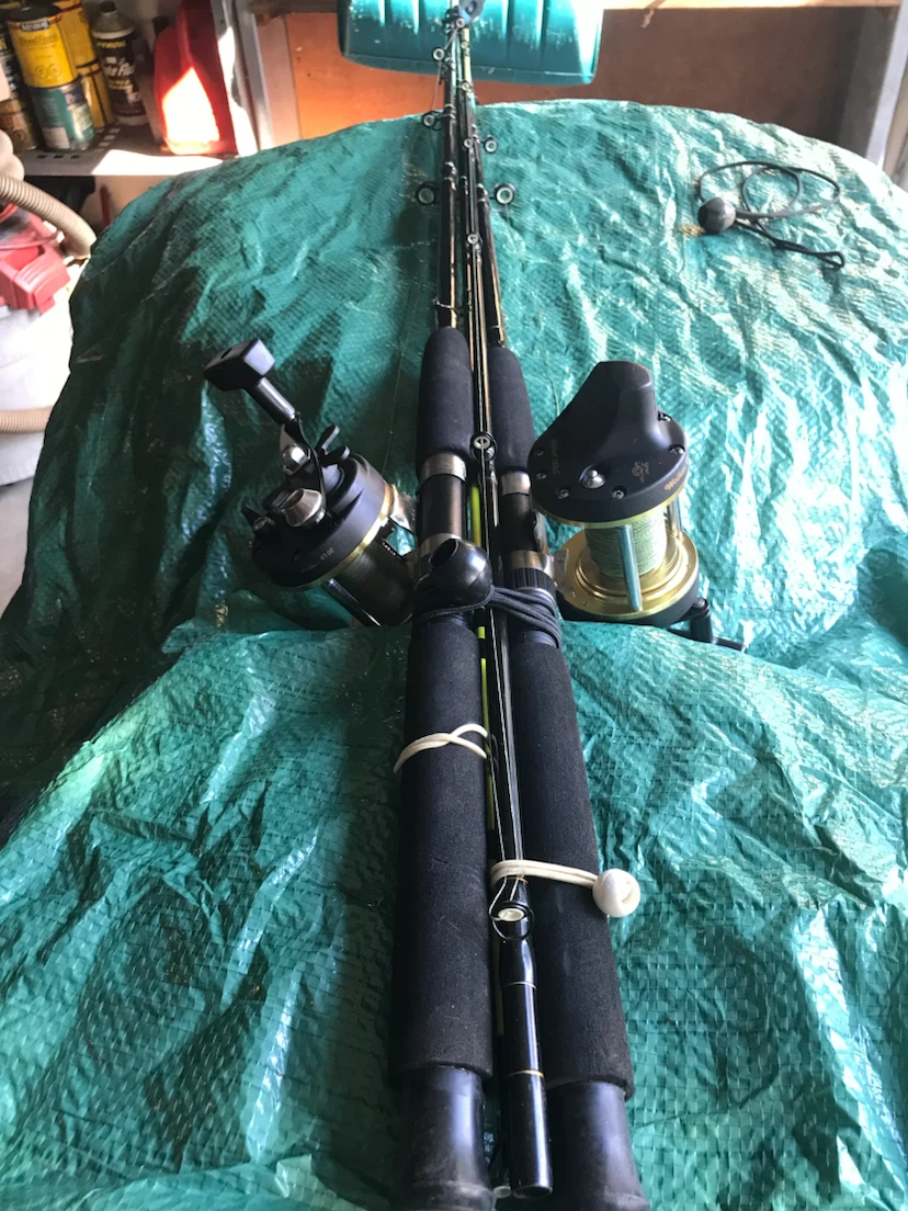 2 deep sea fishing poles - photo 2