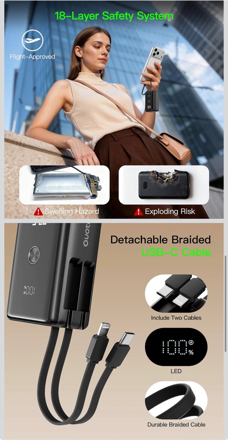 10000mAh Portable Power Bank - photo 4
