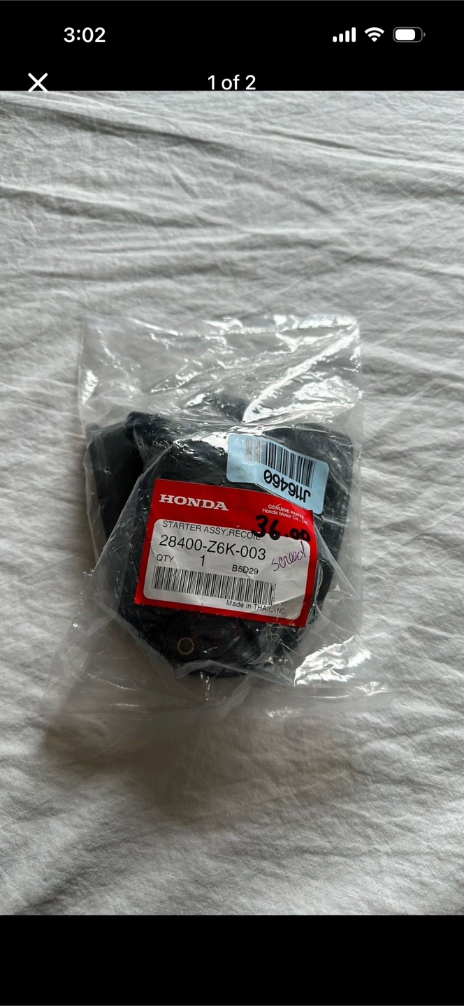 Honda 28400-Z6K-003 Starter Recoil