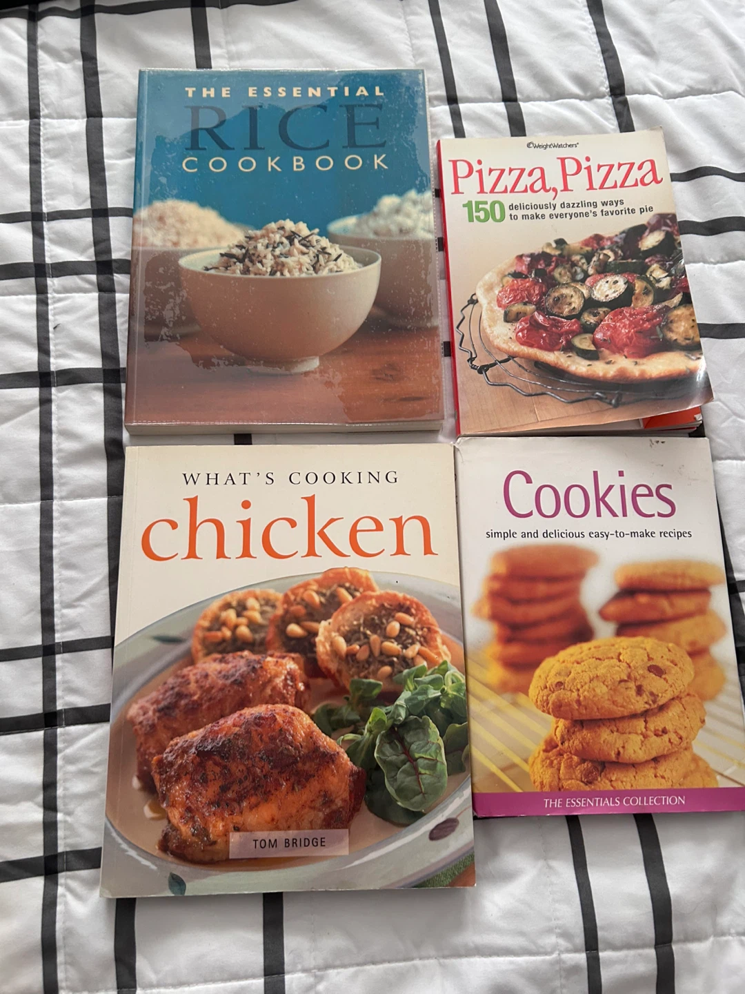 Set of 4 Cooking Recipe Books