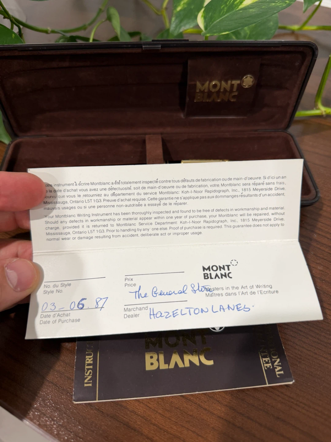 Montblanc Fountain Pen with Original Case - photo 4