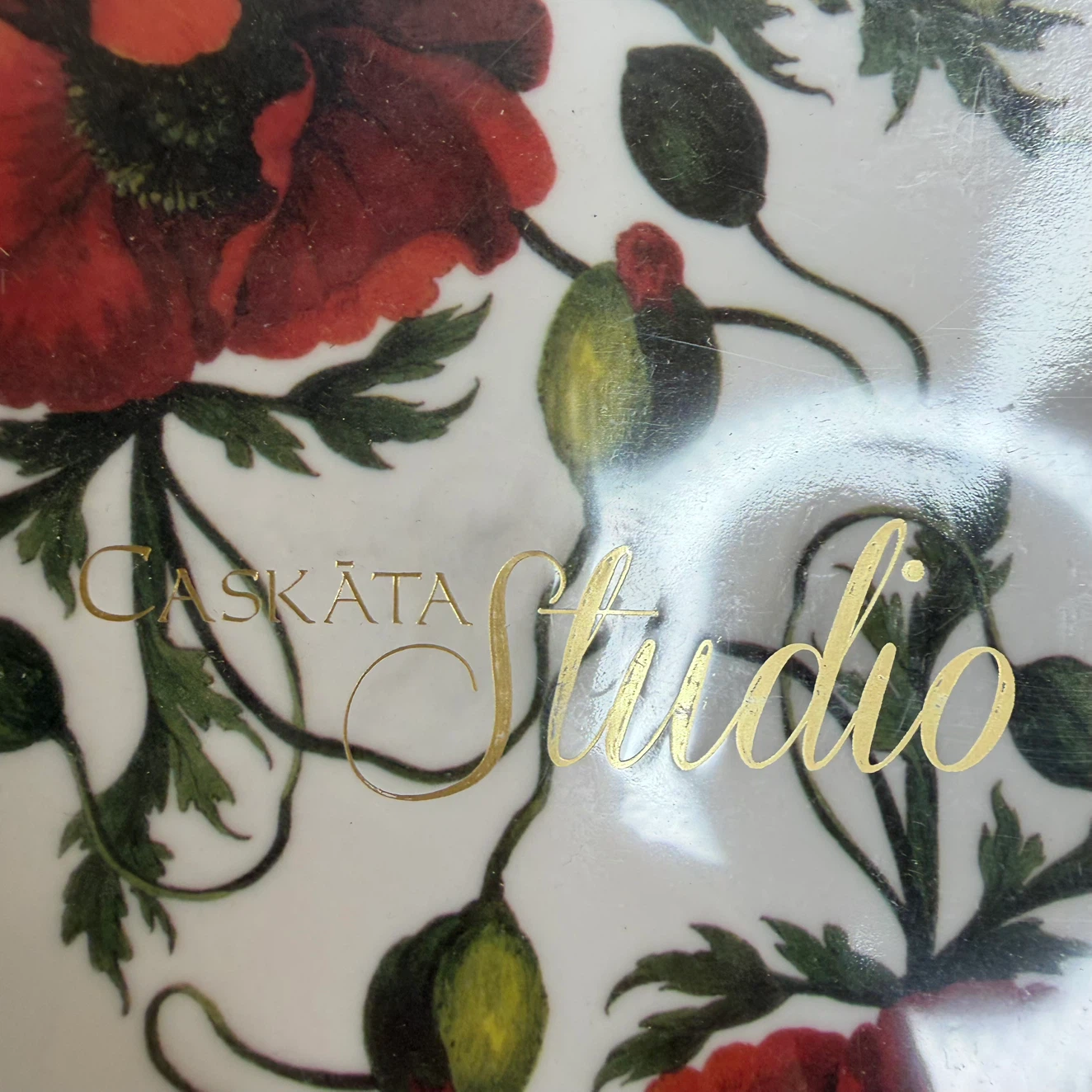 Caskata Studio Poppy Floral Plate (Set of 4) - photo 5