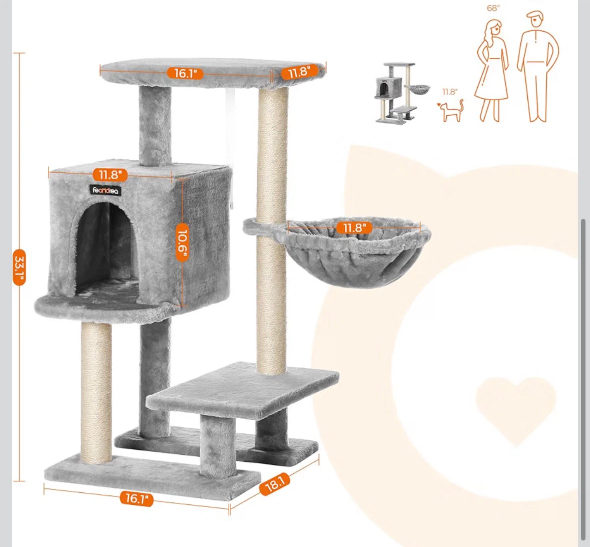 Feandrea Cat Tree - photo 3