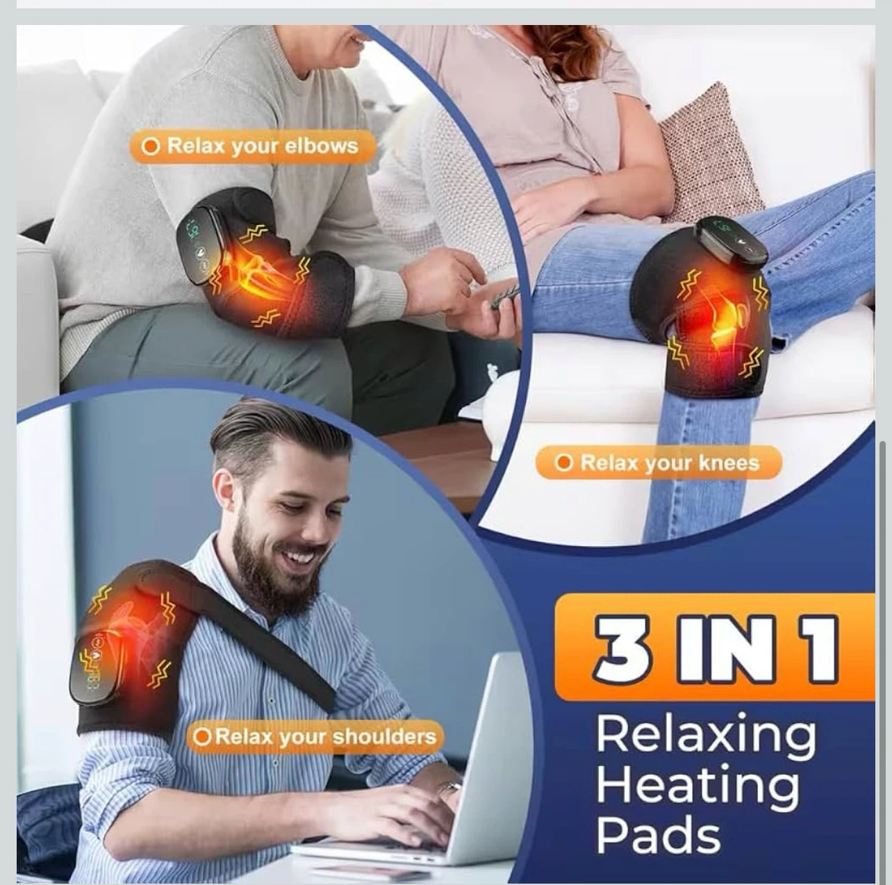 3-in-1 Relaxing Heating Pad - photo 3