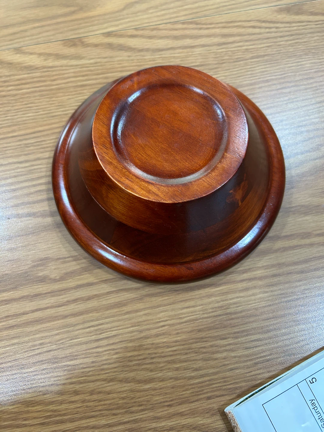 Vintage Individual Wooden Salad Bowls (7) - photo 2