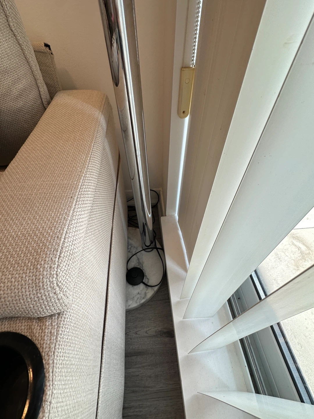 Five-Arm Chrome Arch Floor Lamp - photo 3