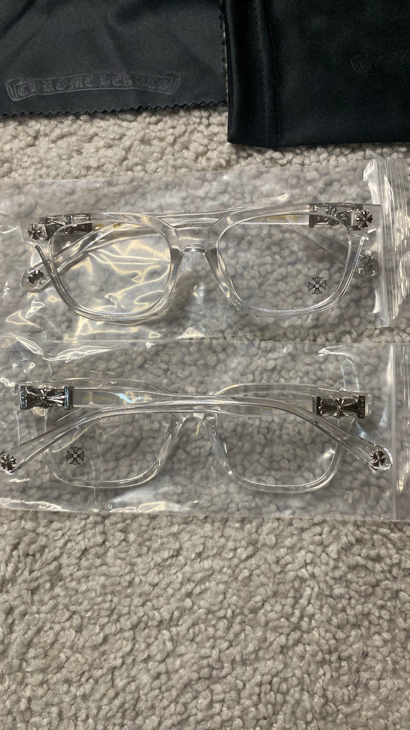 Clear Chrome Hearts Glasses - photo 2