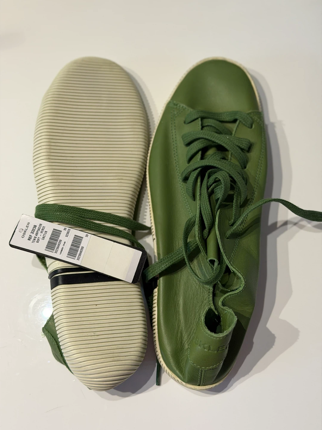 Osklen Tenis Arpoador Soft Green Cactus Shoes