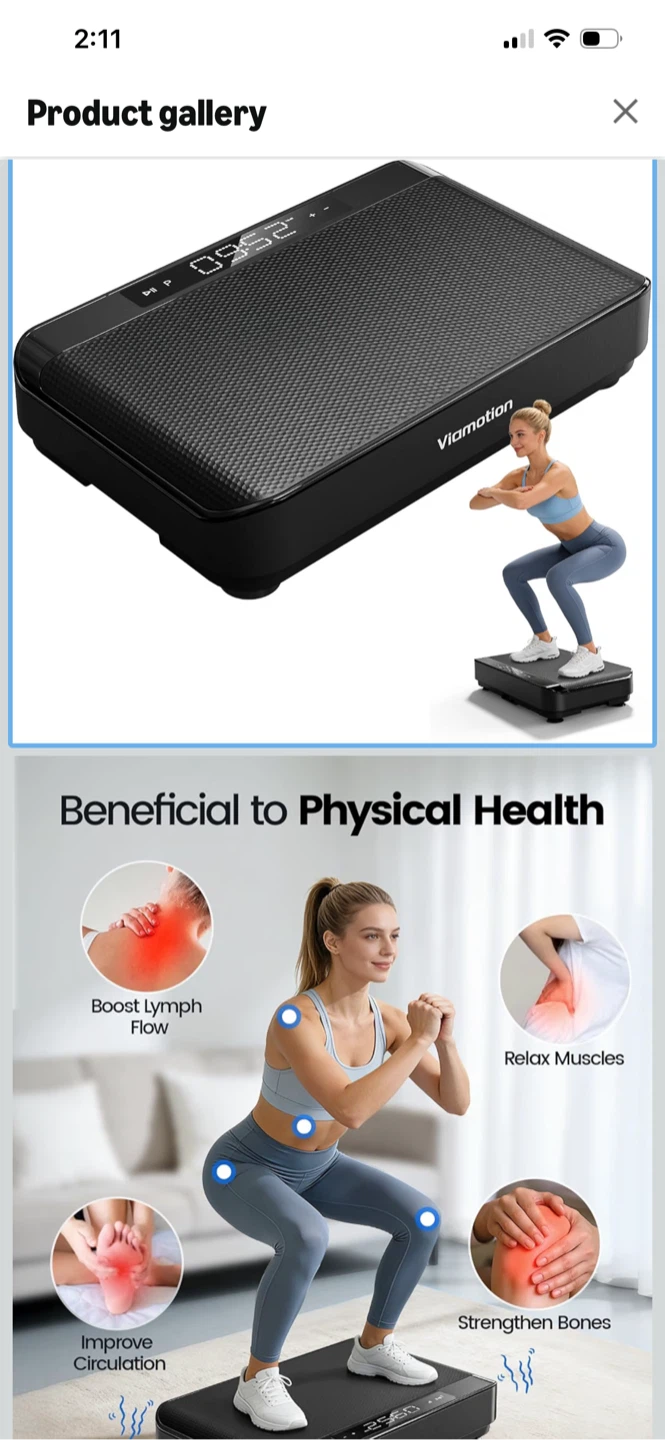 Viamotion Vibration Plate Exercise Machine
