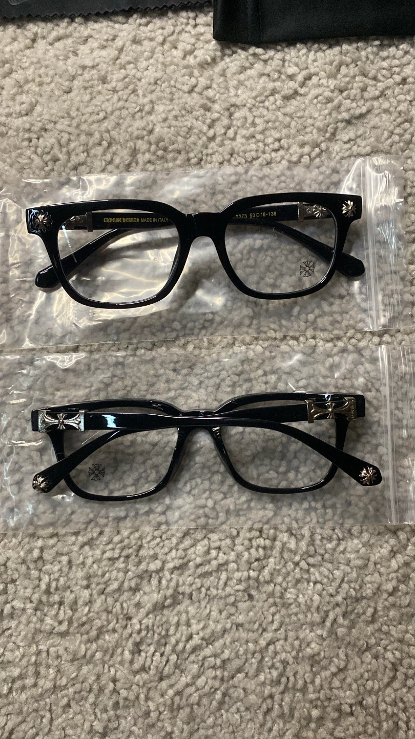 Black Chrome Hearts Glasses - photo 2