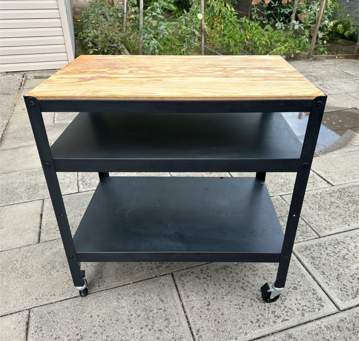 Industrial style kitchen cart  Ikea - East york